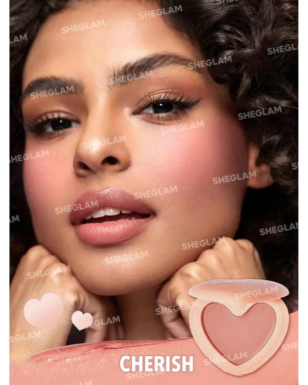 رژگونه کرمی قلبی شیگلم Sheglam مدل Playing Cupid رنگ Cherish — تصویر 2
