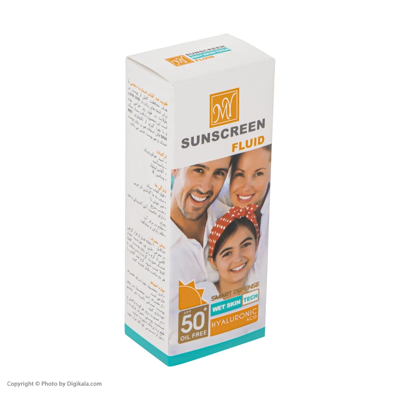 فلوئید ضدآفتاب بیرنگ مای Smart Defense حجم 50 میلیلیتر SPF50 — تصویر 3